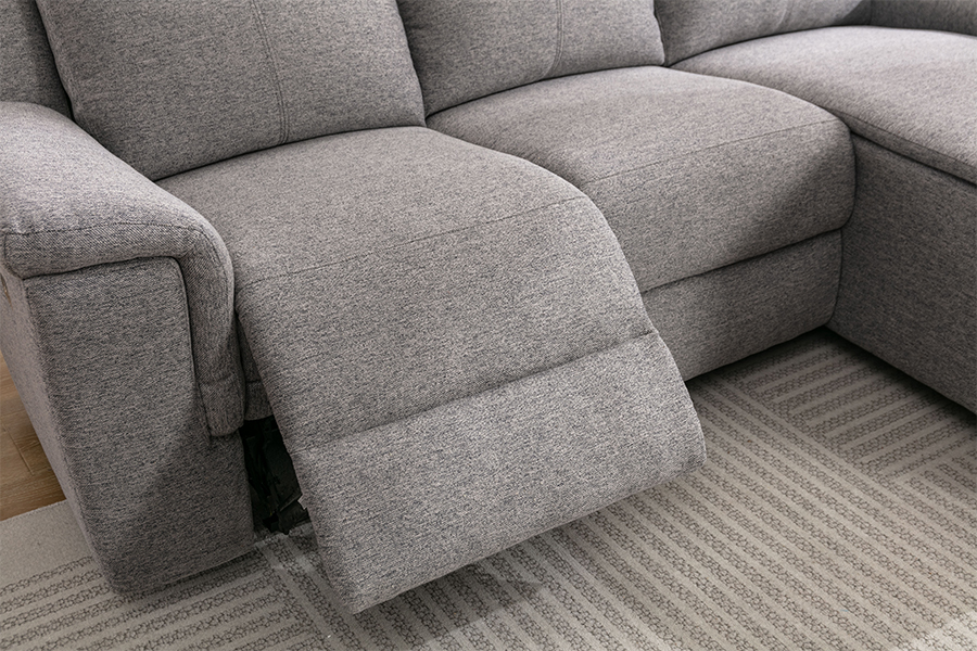 RC-7088 دليل النسيج البوليستر السميك يكرس أريكة مقطعية مع مساند وأذرع كرسي